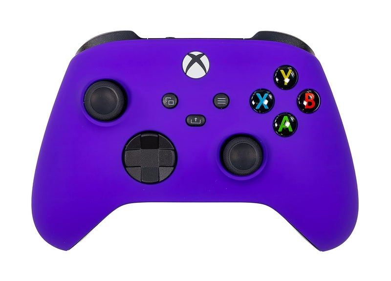 Crazy Controllerz Xbox One Series X S Custom Soft Touch Controller - Soft Touch Feel, Added Grip, Vibrant Purple Color - Compatible with Xbox One, Series X, Series S - Image 1